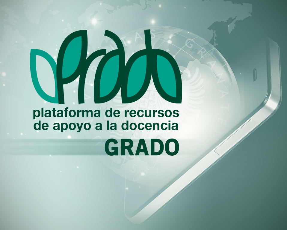Logo de la plataforma de recursos de apoyo a la docencia, versión para grados