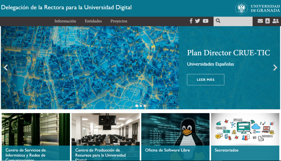 Página de inicio de udigital.ugr.es