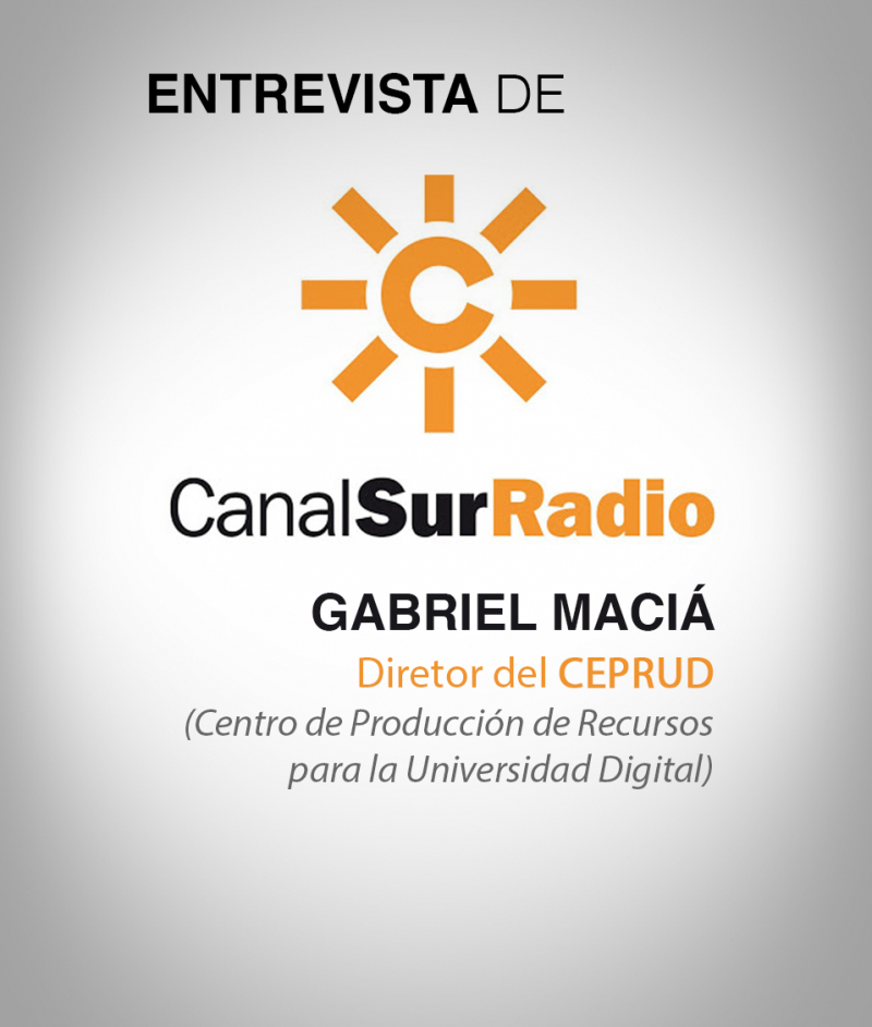 Entrevista a Gabriel Maciá de Canal Sur Radio