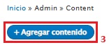 Imagen que muestra el botón para añadir contenido