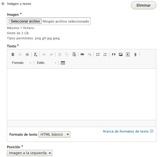 Ejemplo bloque imagen y texto