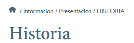 Ruta y alias de forma visual